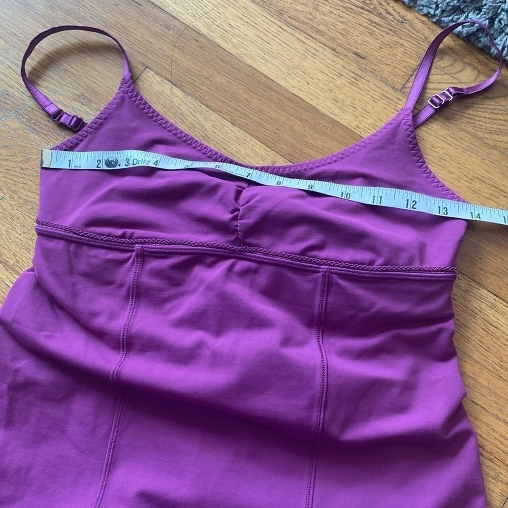 Lululemon WARRIOR 1 Purple Magenta workout tank top size 6